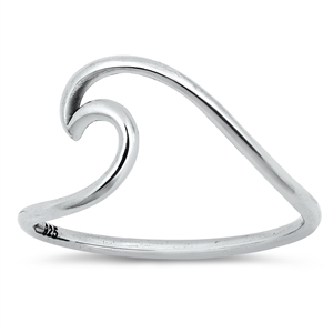 Silver Ring - Wave