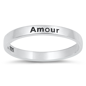 Silver Ring - Amour