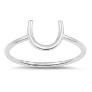 Silver Ring - Horseshoe