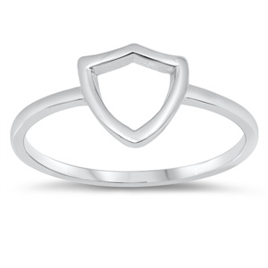 Silver Ring - Shield