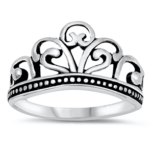 Silver Ring - Crown