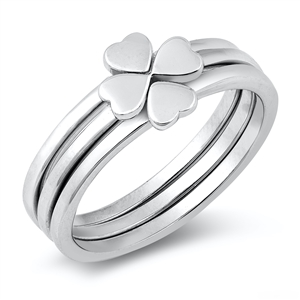 Silver Ring - Heart Puzzle