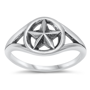 Silver Ring - Star