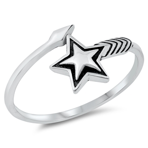 Silver Ring - Star