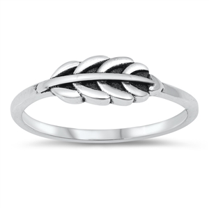 Silver Ring - Leaf