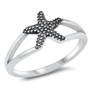 Silver Ring - Starfish