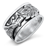 Silver Ring - Dragon