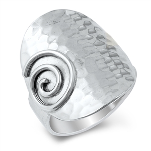 Silver Ring - Spiral