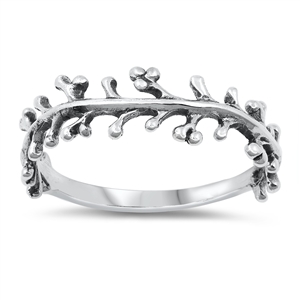 Silver Ring - Branches