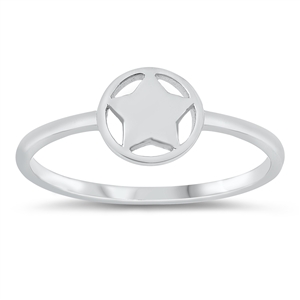 Silver Ring - Star