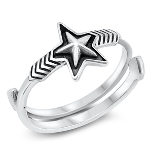 Silver Ring - Star