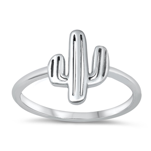 Silver Ring - Cactus