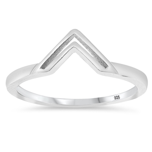 Silver Ring - V Shaped