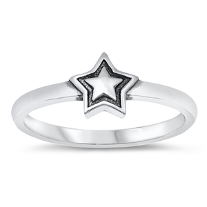 Silver Ring - Star