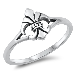 Silver Ring - Fleur De Lis