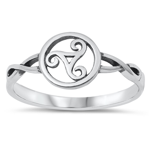 Silver Ring - Celtic Triskele