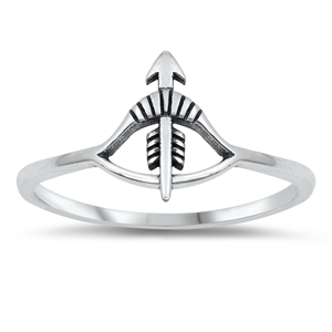 Silver Ring - Bow and Arrow