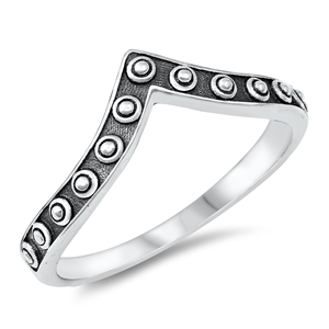 Silver Ring - V Shaped