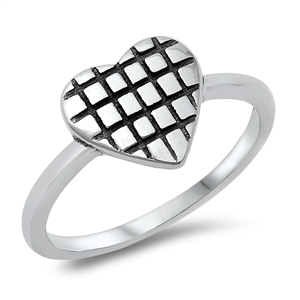 Silver Ring - Heart