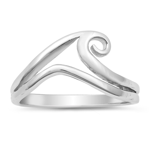 Silver Ring - Wave