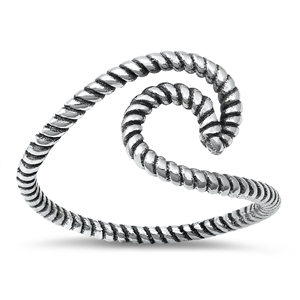 Silver Ring - Wave