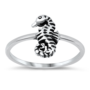 Silver Ring - Seahorse