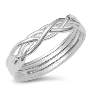 Silver Ring - Puzzle Ring -Start