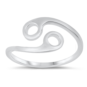 Silver Ring - Zodiac Cancer