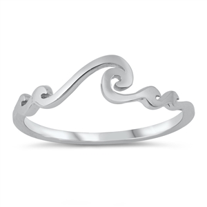 Silver Ring - Waves