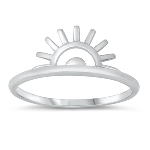 Silver Ring - Sun