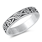 Silver Ring - Celtic Band