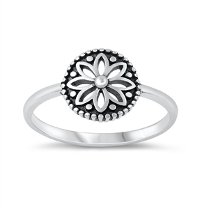 Silver Ring - Mandala