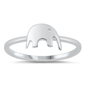 Silver Ring - Elephant