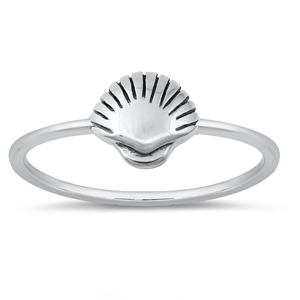 Silver Ring - Seashell