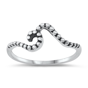 Silver Ring - Wave