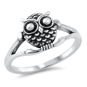 Silver Ring - Owl