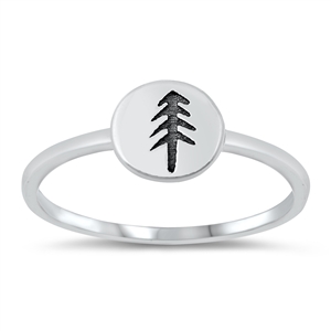 Silver Ring - Forest Tree