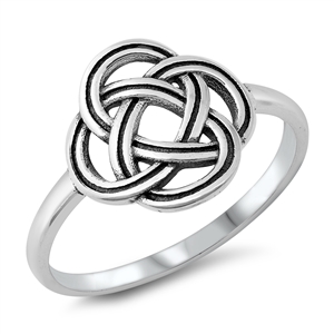 Silver Toe Ring - Celtic