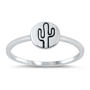 Silver Ring - Cactus