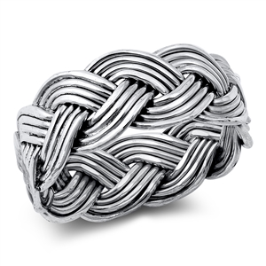 Silver Ring - Braid