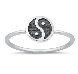 Silver Ring - Yin Yang