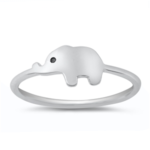 Silver Ring - Elephant