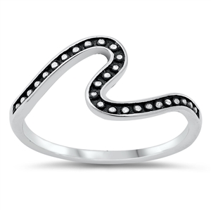 Silver Ring - Wave