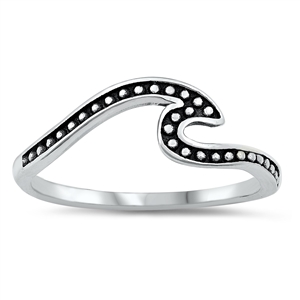 Silver Ring - Wave