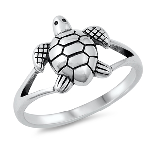 Silver Ring - Turtle