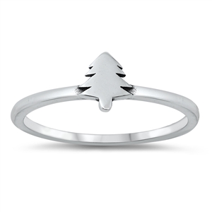 Silver Ring - Tree
