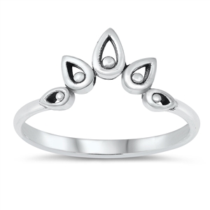 Silver Ring - Bali Crown