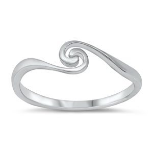 Silver Ring - Swirl