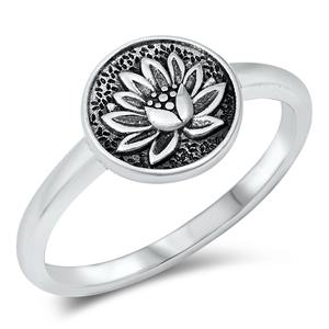 Silver Ring - Lotus