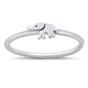 Silver Ring - Mini Elephant